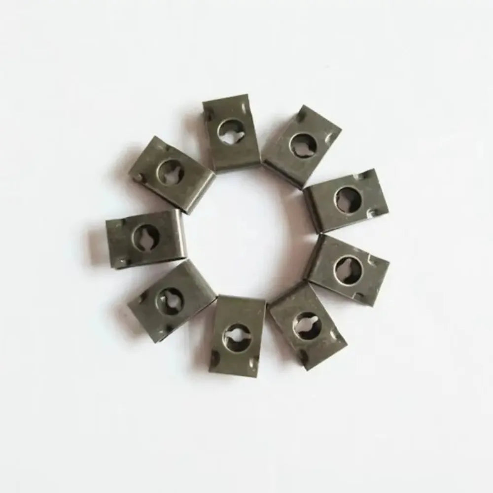 Metal U Type Self Tapping Clips Anti Rust Cover Retainer Locking Brackets for Auto Motorcycle Scooter Moped Body Repair