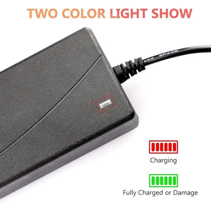 New 42V 2A Universal Lithium Battery Charger For 36V Hoverboard Self-Balancing Scooter 100-240V AC Power Supply Adapter EU US