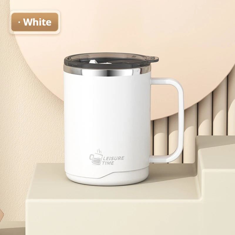 500ML Double-Wall Insulated Thermal Cup 304 Stainless Steel Coffee Cup Portable Water Bottle Keeps Cold and Heat Thermal Mug