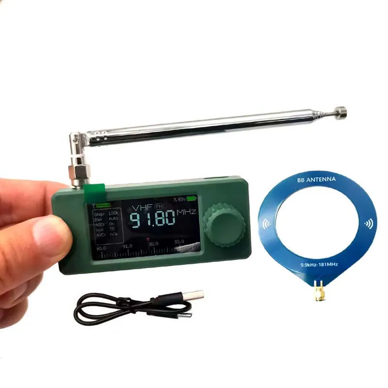 New SI4732 Mini Pocket  0.5-108mhz SSB AM FM SW MW All Band Receiver Radio In Colorful Shell