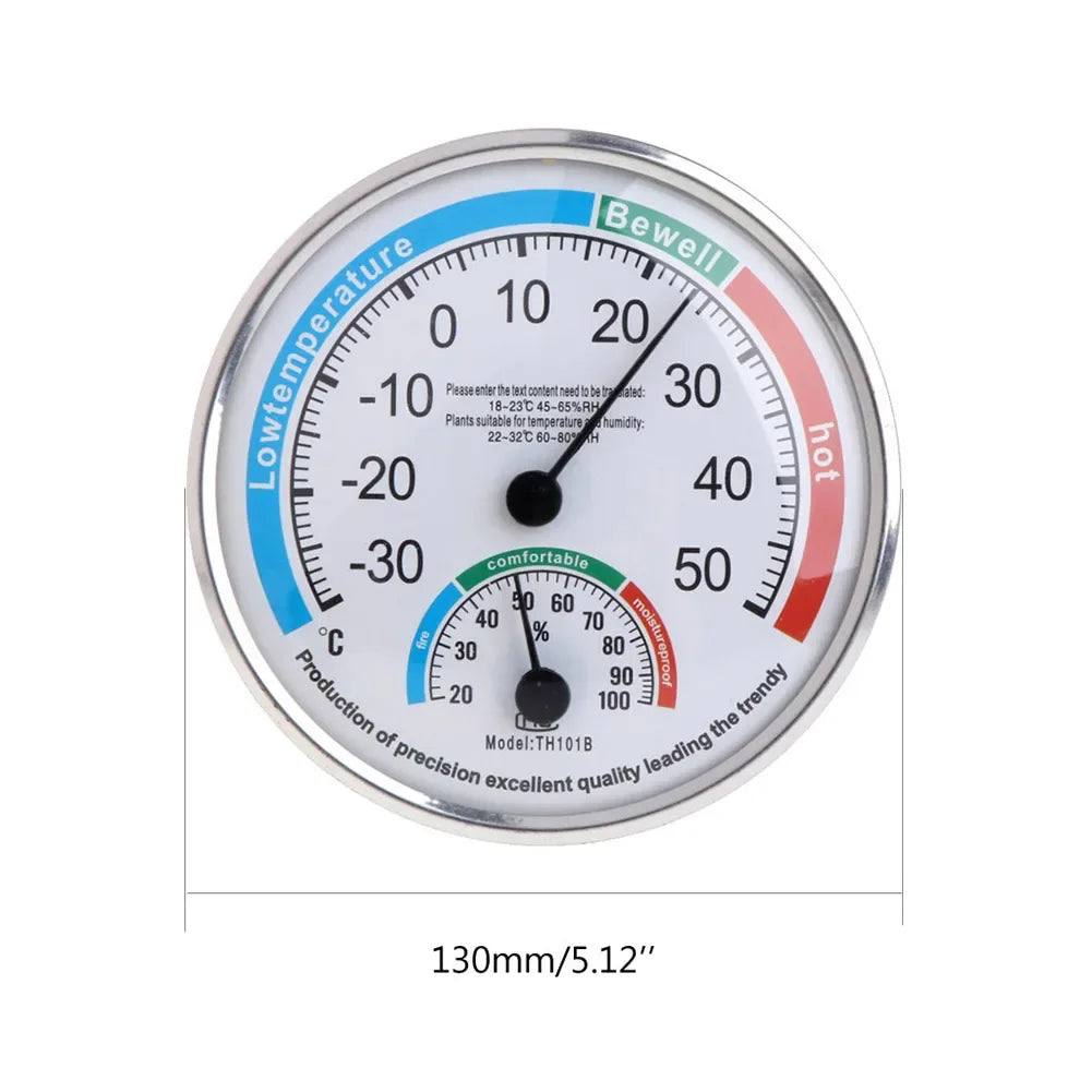 Thermometer Hygrometer Thermo Analog Humidity Temperature Meter Indoor Outdoor Climate Control Garden Thermometer