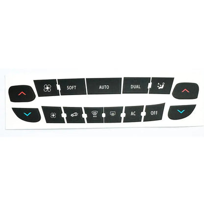 Air Conditioning Control Panel Button Repair Sticker For Renault Megane/ Master/ Scenic Radio Audio Button Repair Decals Sticker