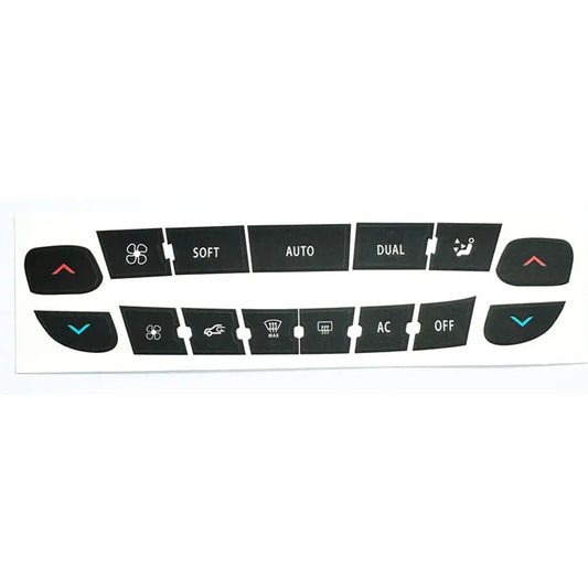 Air Conditioning Control Panel Button Repair Sticker For Renault Megane/ Master/ Scenic Radio Audio Button Repair Decals Sticker