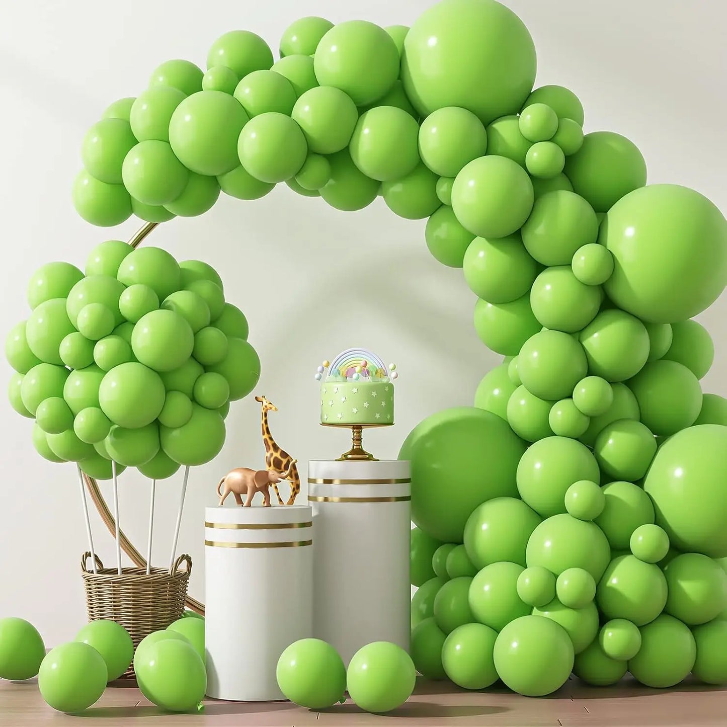 104 Pieces Ruby Red Balloon Red Garland Arch Set with Different Sizes, Suitable for Birthday, Wedding, Valentine's Day