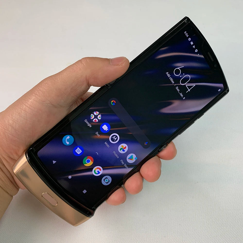 Motorola Razr 2019 XT2000 4G LTE SmartPhone NFC 6GB+128GB eSIM 16MP+5MP P-OLED 6.2'' Snapdragon 710 Octa-Core Android CellPhone