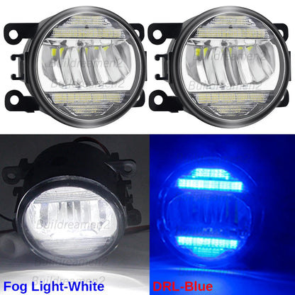 2IN1 Car Canbus LED Fog Light Accessories with Daytime Running Lamp DRL H11 For Citroen Jumper Jumpy 290 295 2015-2024