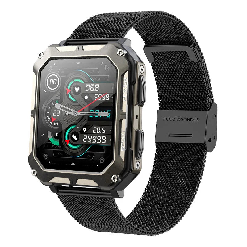 Smart Watch C20 PRO 1.83 Inch Men Music BT Call Outdoor Sports Fitness Tracker Heart Rate Blood Pressure Smartwatch