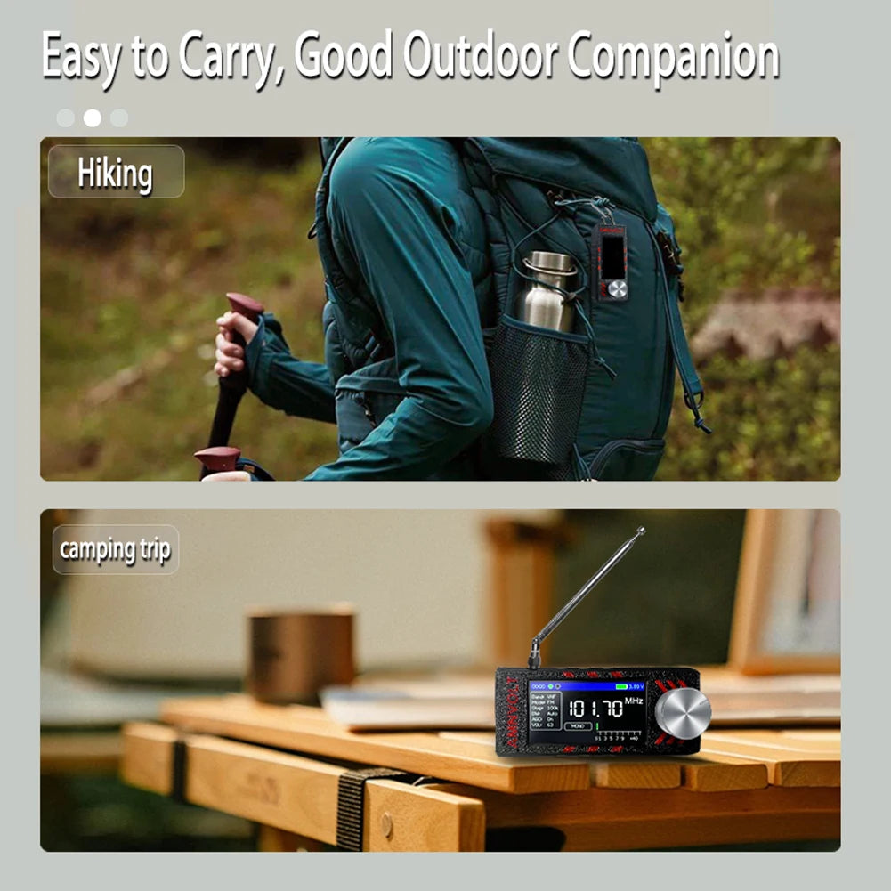 ATS MINI SI4732 Full Band DSP Radio, Pocket Receiver FM AM MW SW SSB, with Headphone Amplifier Hi-Z with Antenna