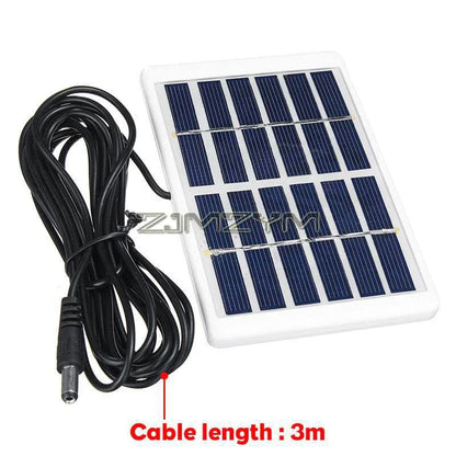 1.2W 6V Solar Panel Portable Solar Charger with DC Output for Portable Power Station, Power Bank, Phone, Laptop, Camping
