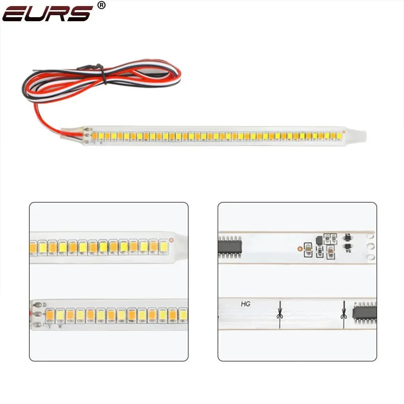 Car Rearview Mirror Indicator Lamp DRL Streamer Strip Flowing Turn Signal Lamp LED Car Light Source Turn Signals For Cars