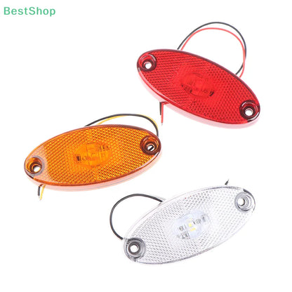 1PC 12V 24V Led Side Marker Lights for Trailer Trucks Caravan Side Clearance Marker Light Lamp Led Lorry Amber Red White