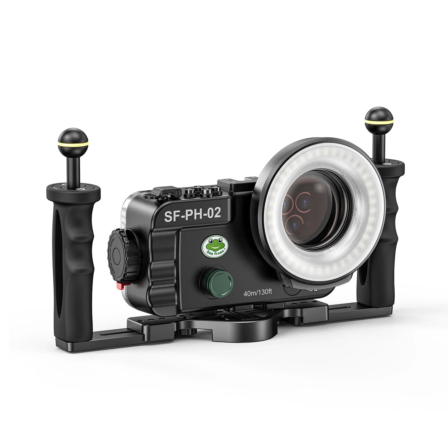 Seafrogs Universal 67mm Thread Ring Flash Light For Camera Phone Housing Waterproof Underwater Light Camera Ring Light