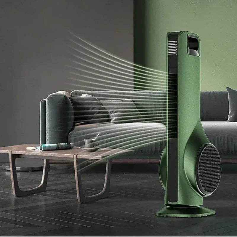 Portable 220v Leafless Electric Fan Tower Air Conditioning Fan Bedroom Silent Remote Control Indoor Purification Air Circulation