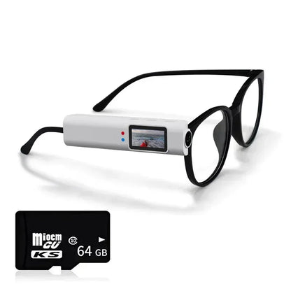 Mini 4K FPV Eyeglasses Video Shooting Micro-camera HD WiFi Intelligent Headset Glasses Video&Sound Recording WiFi APP