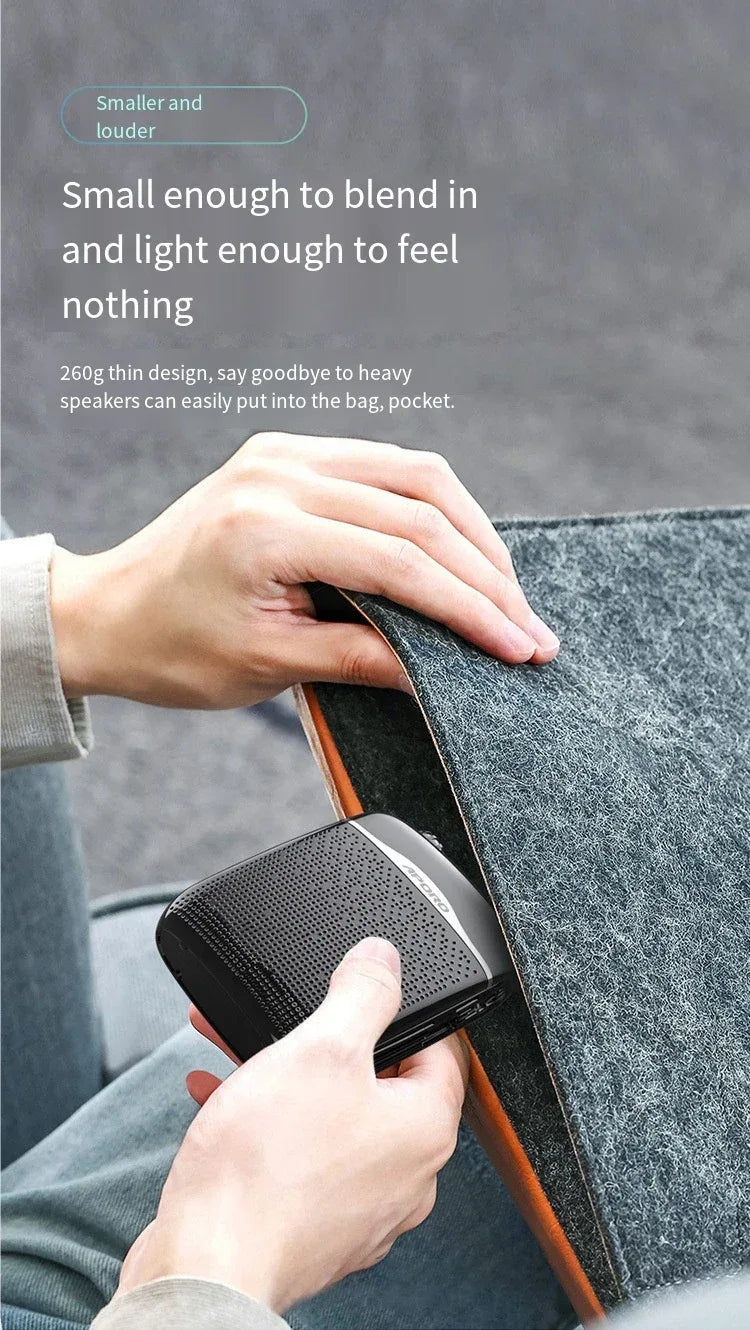 20W 2.4G Wireless / Wired Voice Amplifier Microphone Bluetooth 5.0 SpeakerTeacher School Tour Guide Portable FM Radio Megaphone
