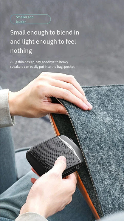 20W 2.4G Wireless / Wired Voice Amplifier Microphone Bluetooth 5.0 SpeakerTeacher School Tour Guide Portable FM Radio Megaphone