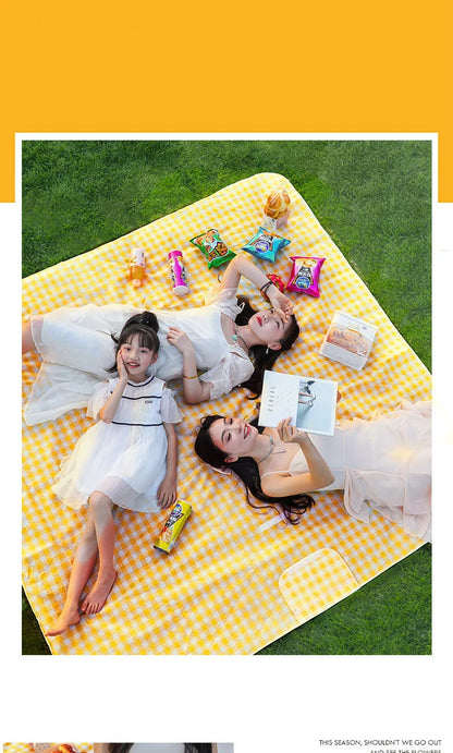 Outdoor Waterproof Picnic Mat Moistureproof Portable Beach Mat Ins Style Camping Picnic Blanket for Travel Camping Hiking