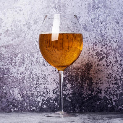 Extra Large 3000ML 106 Oz Giant Wine Glass And Beer Mug Combo for Whiskey Parties Birthdays Weddings - Liquor Glass