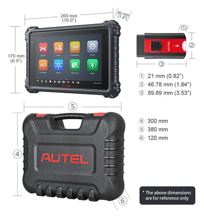 Autel MaxiCOM MK906 Pro-TS Full TPMS Car Diagnostic Scanner Tpms Sensor Programmer CAN FD DoIP ECU Coding Tools PK MK906PRO
