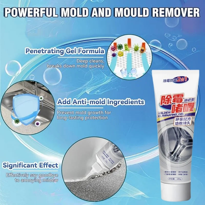 120g Anti-Mold Mildew Cleaning Gel Mildew Stains Remover Gel for Washing Machine Refrigerator Rubber Ring Household Clean Tools