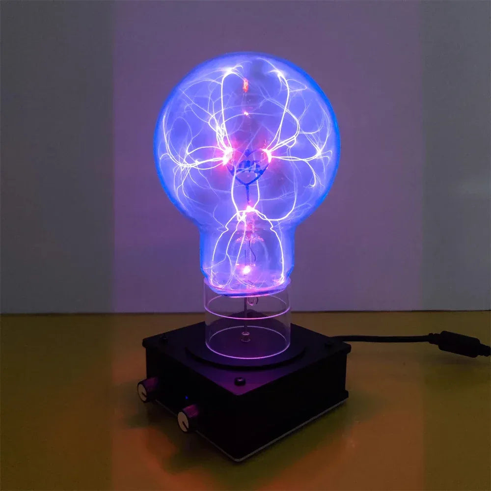 Flat tesla coil 10cm arc Bluetooth Square Wave Music Technology Gift Desktop Ornament