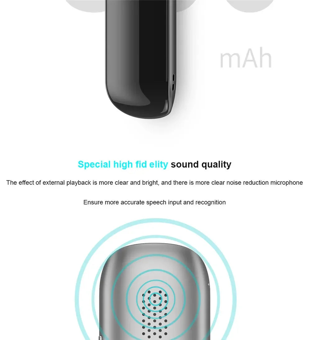 Voice Translate 144 Language APP Bluetooth Multi Languages Instant Translated Wireless Real Time Translator for Traveling Learn