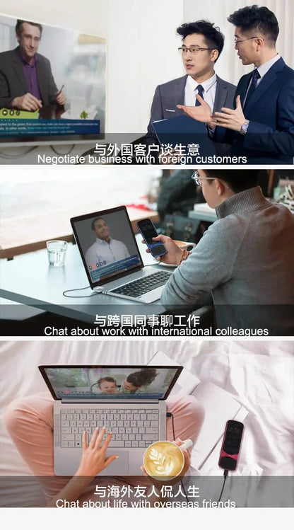 iFLYTEK 3.0 Smart AI Electronic Voice Language Offline Translator Easytrans 900 Instant Translate Pocket Portable for Travel