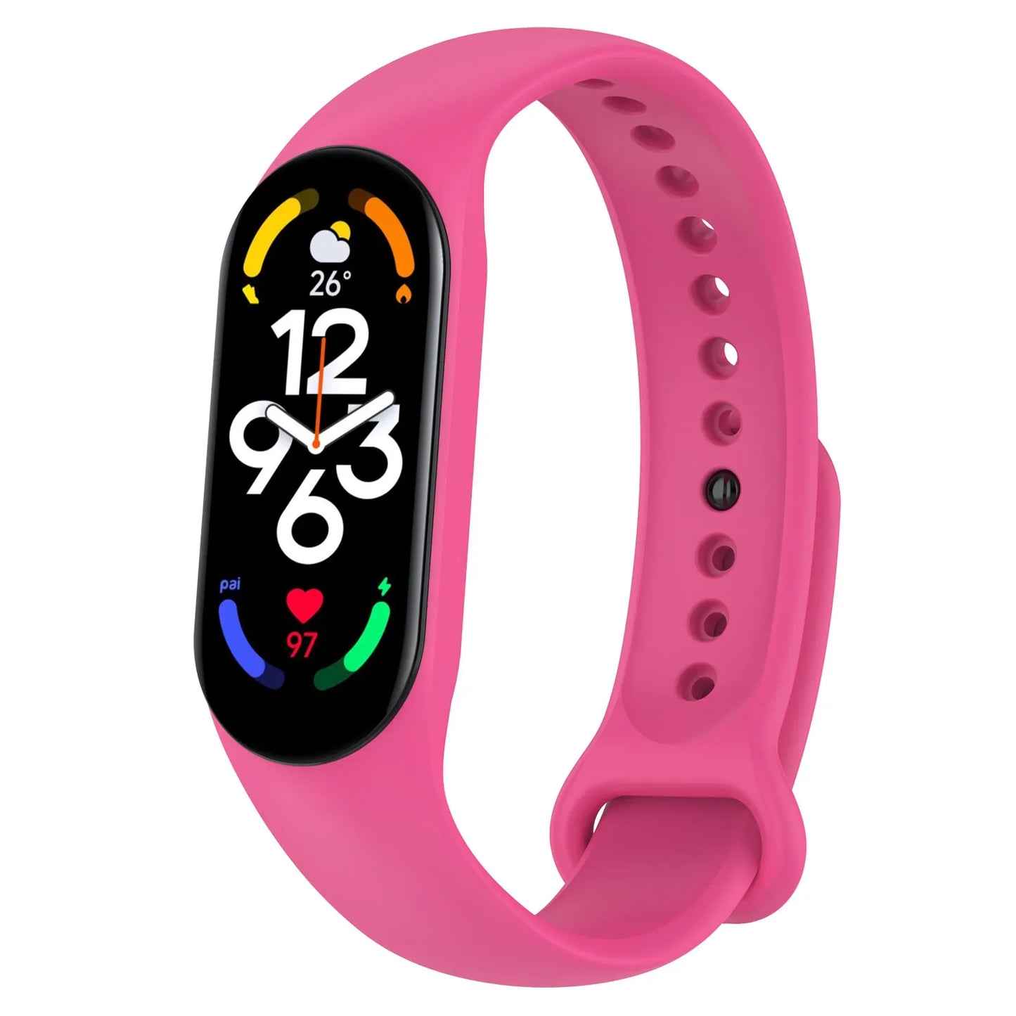 NEW 2022 Watch Strap for Xiaomi Mi Band 7 Wristband Silicone Bracelet Wrist Straps MiBand band7 Smartwatch Accessories