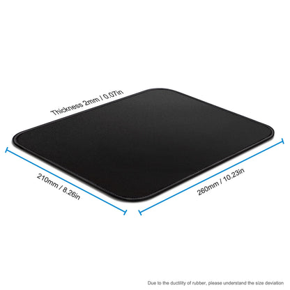 Mouse Pad with Stitched Edge Gaming Mousepad Small Non-Slip Rubber Base Washable Portable for Office Home Computer Laptop