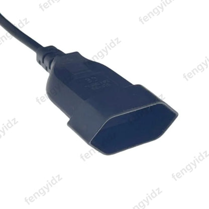 Europea 90 Degree Male Plug To Female Socket Power Extension Cable For PC Computer PDU 0.3m/0.6m EU 2Prong Bend Angled Cord
