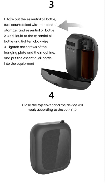 Bluetooth Essential Oils Diffuser Aromatherapy 1500m³ Home Fragrance Auto Flavoring Room Aromatizer Electric Aromatic Oasis