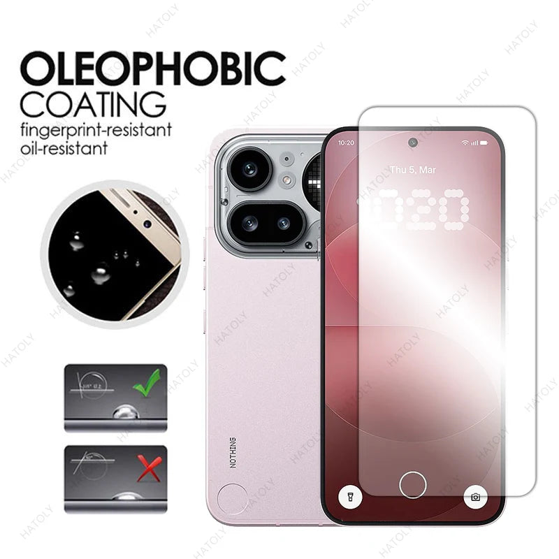 For Nothing Phone 4a Pro Glass Clear HD Protective Film For Nothing Phone 4a Temperd Film Screen Protector Camera Lens Protector by PDG ibma