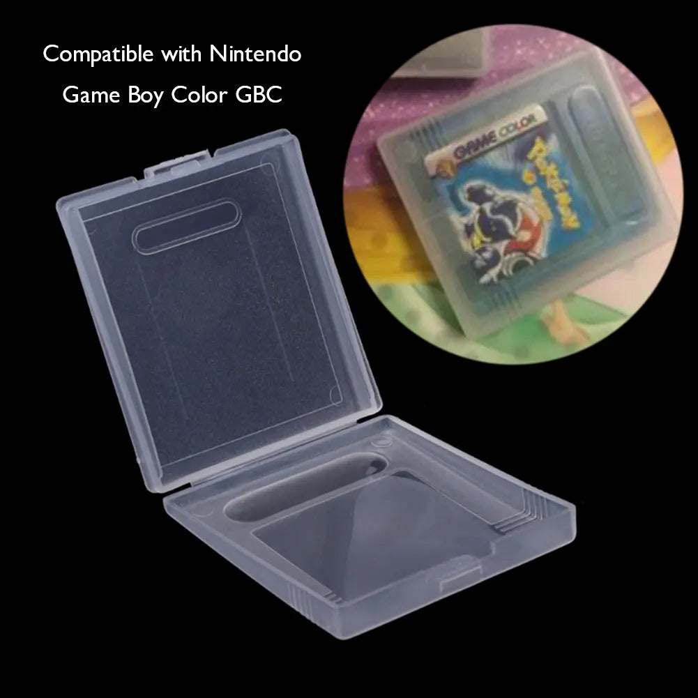 25-5PCS Plastic Game Card Cartridge Cases Transparent Anti Dust Cover Storage Boxes for Nintendo Game Boy Color Pocket GBC GBP