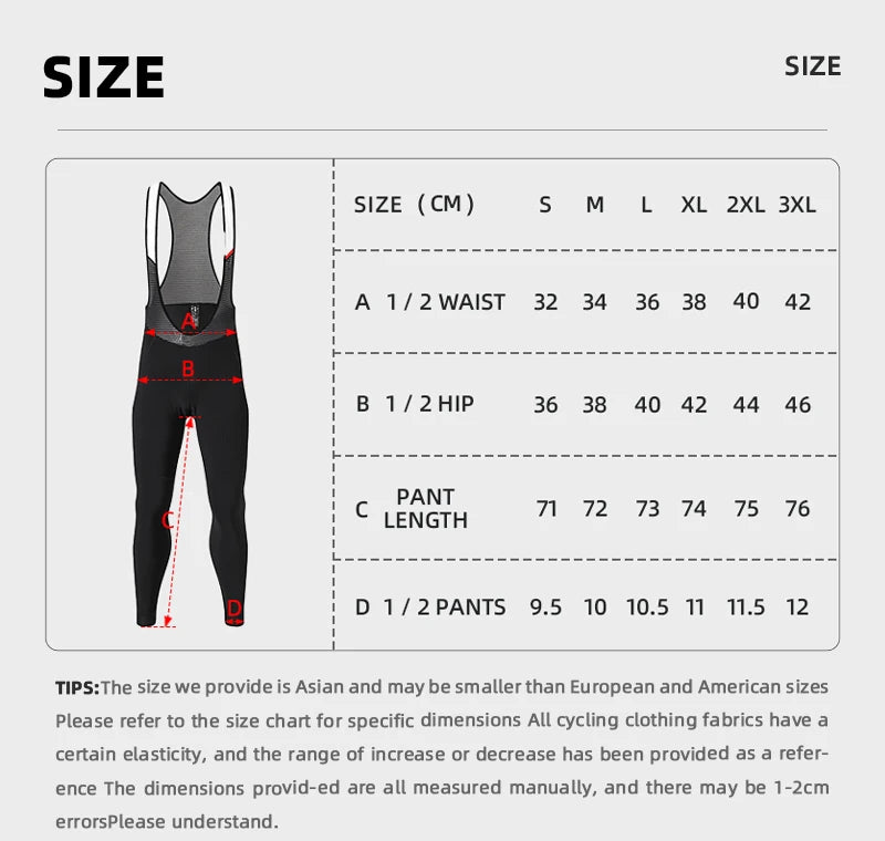 YKYWBIKE 2026 Winter Cycling Bib Tights Thermal Warmth Fleeced Road Bike Bib Long Pants 6 Hours Riding Bicycle Clothing