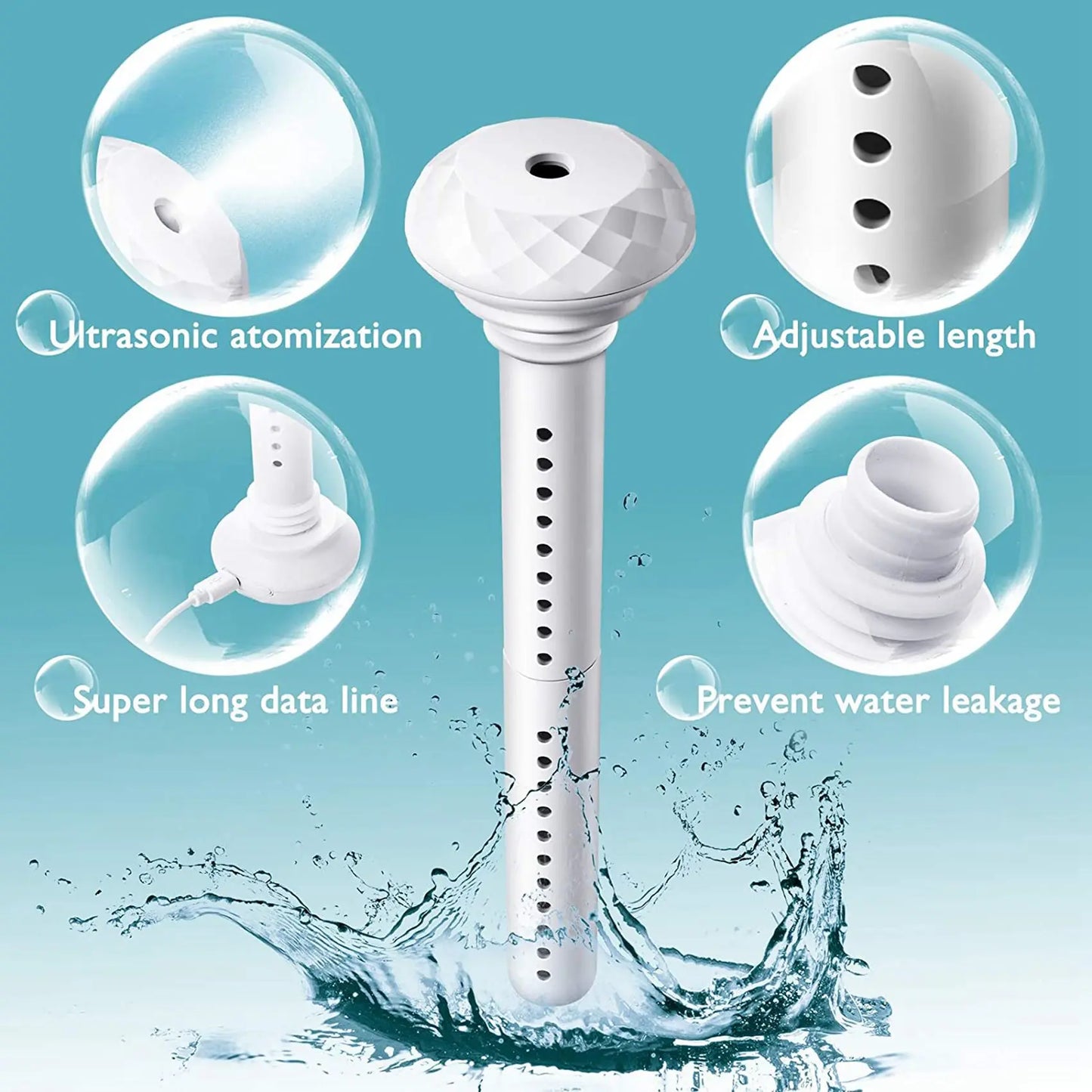 USB Humidifiers Ultrasound Mini Home Air Diffuser Car Purifier Aroma Anion Mist Maker With Romantic LED Lamp Portable Humidifier