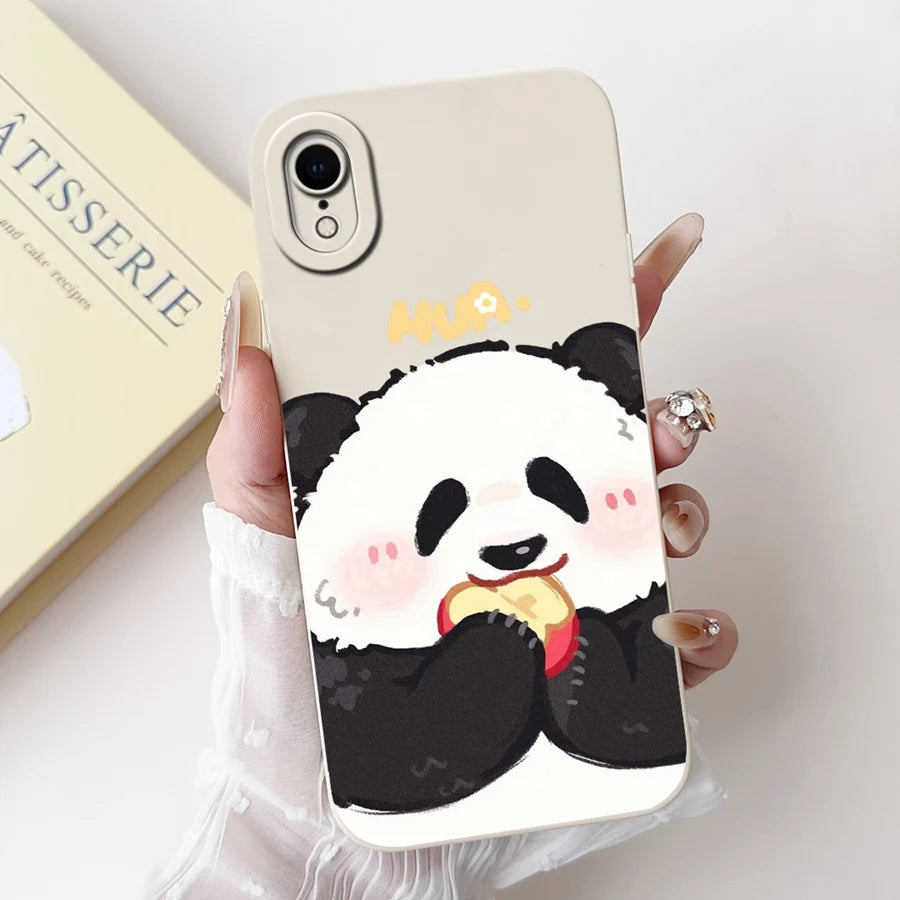 For iPhone X XR XS SE 2020 Case iPhoneX Liquid Soft Silicone Case For iPhone x s XR Back Cover For iphone se 2020 Phone Bumper