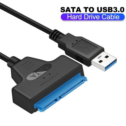 30CM SATA to USB 3.0 Adapter Cable For 2.5 inch Hard Drive HDD/SSD Data Transfer External Hard Disk Drive Converter Support UASP