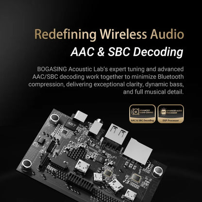 BOGASING G7 Pro Powerful Bluetooth Speaker, 120W Loud Stereo Sound Party Speaker, 20H Playtime, 2-Way Audio, RGB Breathing Light