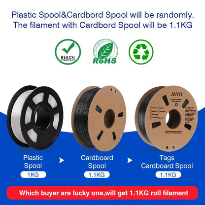 JAYO PLA/PLA META/PETG/SILK/PLA+/Wood/ ABS/Marble 3D Printer Filament 1.75mm 5KG 3D Printing Materials for 3D Printer&3D Pen