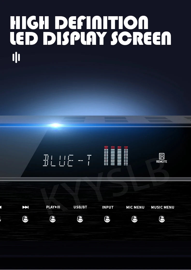 KYYSLB 900W 5.1 Bluetooth Sound Amplifier for Speakers Audio HIFI Karaoke Fever Digital Home Theater System Amplifiers