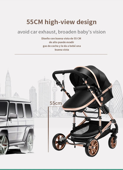 Baby Stroller 3 in 1 stroller lightweight strollers  Baby Carriage mutifunction strollers Baby newborn stroller mother kids