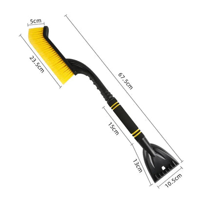 Car Snow Scraper Sweeping Shovel for Winter with Handle Auto Cleaning Brush Ice Scraper Remover Auto Windshield Accessori