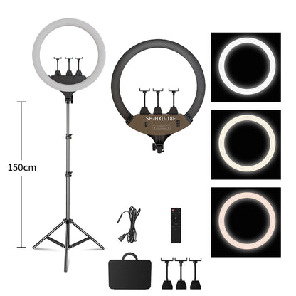 SH Ring Light 18inch Kit 36W 6500K Professional LED Control Stand Phone Holder Tube  Bag for Tattoo Lash Extension Barber Light