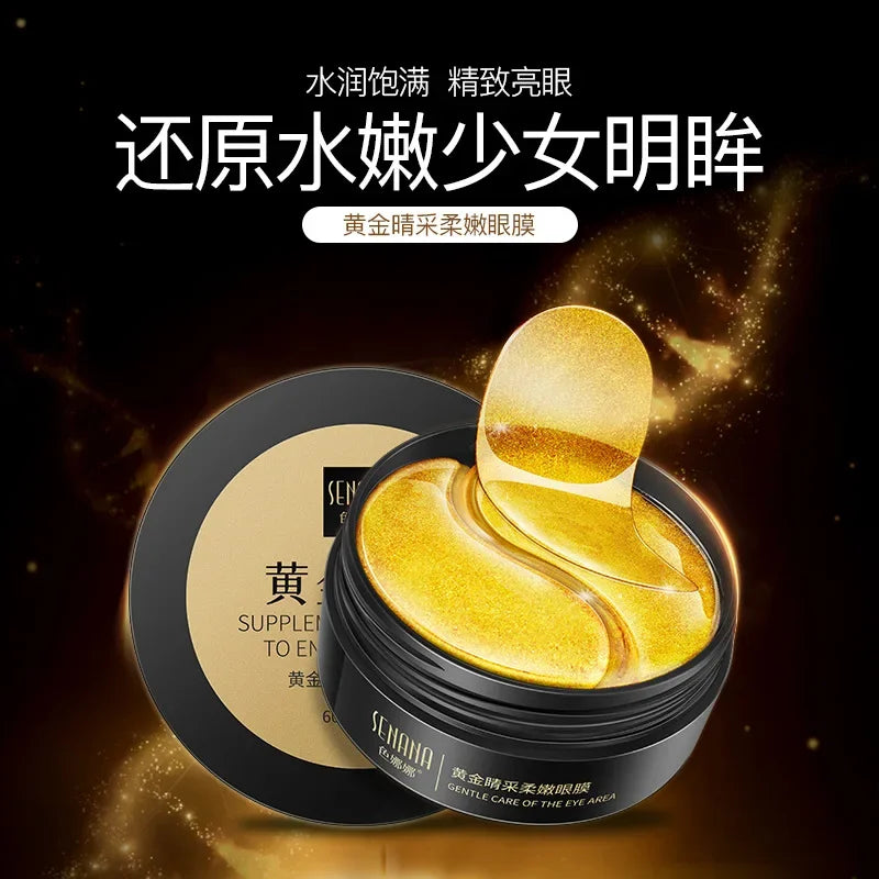Skincare Products 24K Gold Hyaluronic Acid Eye Mask Remove Dark Eye Circles Collagen Eye Patches Korean Face Care Product