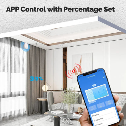 Tuya Zigbee/Bluetooth Track Curtain Robot Tuya Smart Rail Curtain Robot Smart Curtain Pusher Robot Support Siri Alexa Voice
