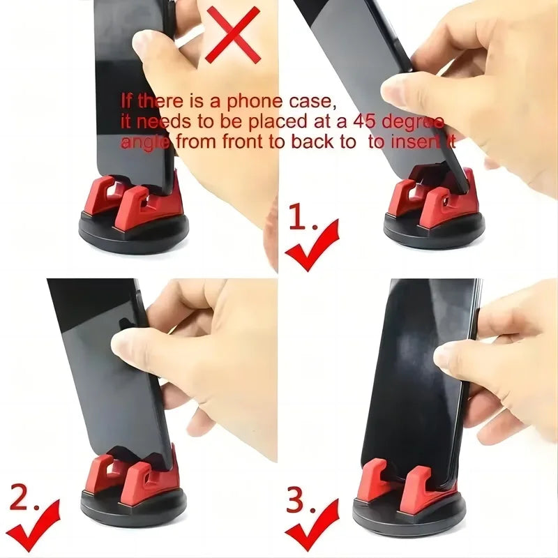 Car Phone Holder Stick To Dashboard Bracket Phone Stand Silicone Car Dashboard GPS Stable Phone Supports High Quality
