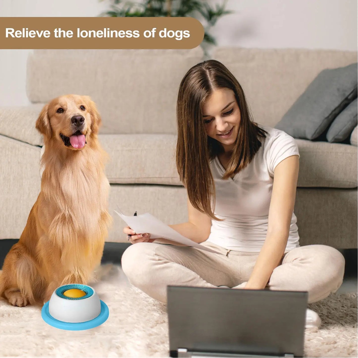 New Dog supplies Anti-overturning Pet toys anti-greedy bite-resistant anti-boring artifact kittens cats dog licking supplies