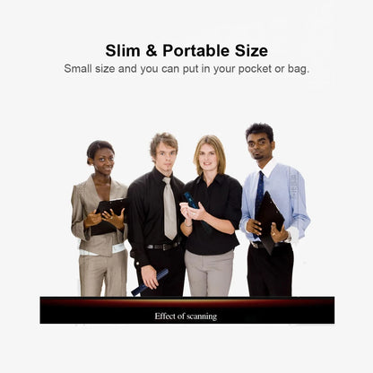 Scanner Document iScan Portable Scanner Mini Handheld Document Scanner A4 Book Scanner for JPG and PDF Format 300/600/900 DPI