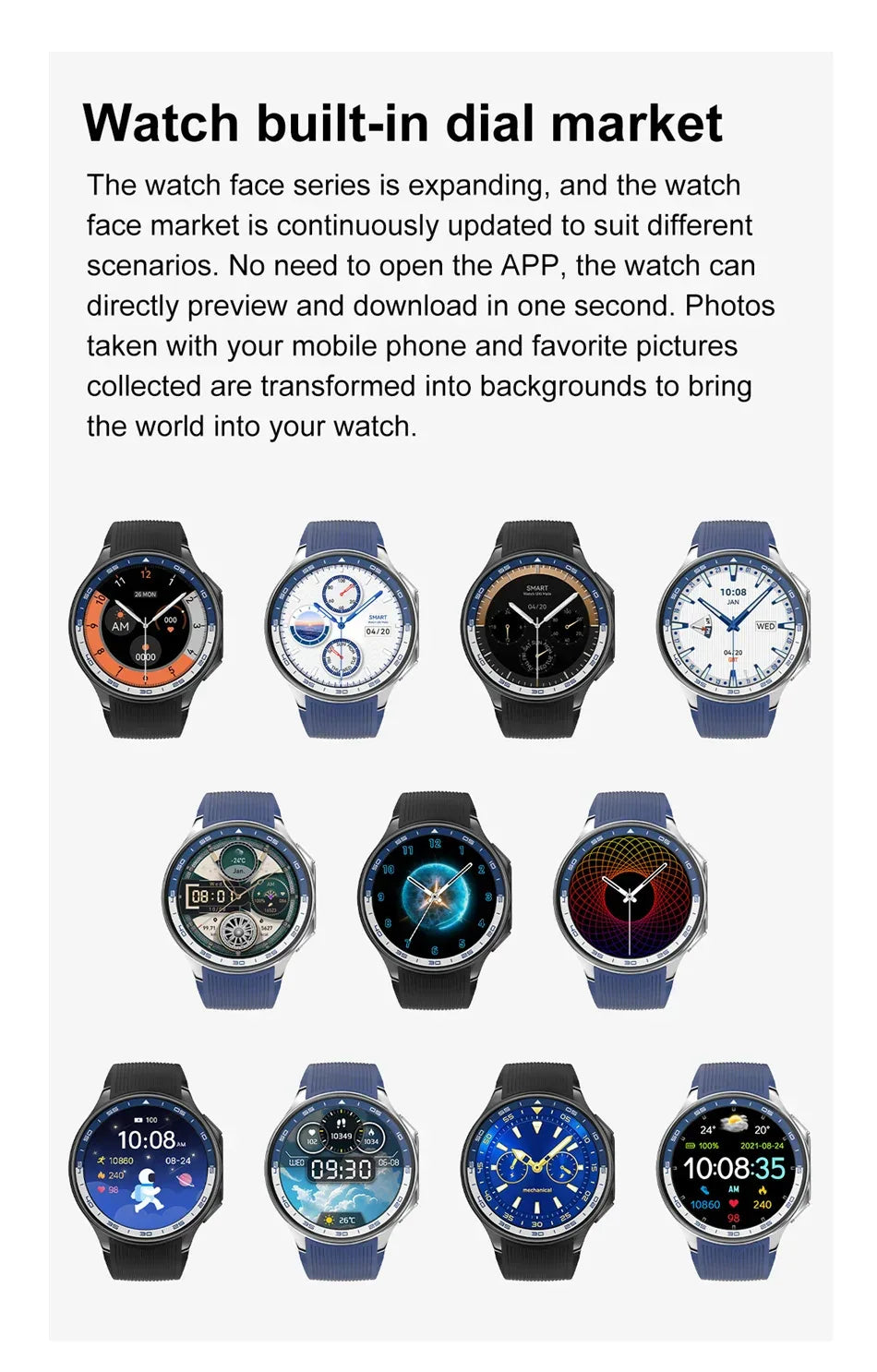 DT Watch X 4G Memory For OPPO Smart Watch Music Video Bluetooth Call IP68 Waterproof AMOLED Smartwatch For TWS Earphones 2026New