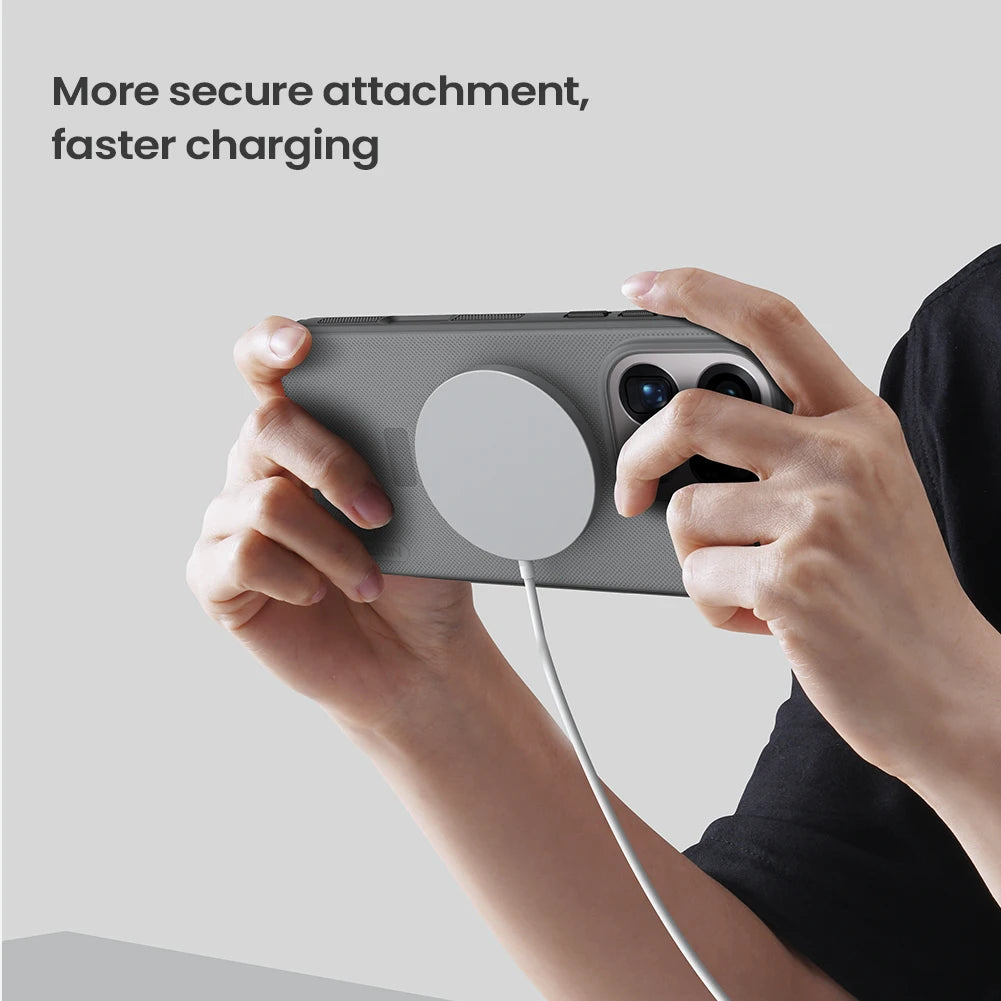 For OPPO Find X9 Pro 5G Nillkin Case Magnetic Super Frosted Pro Magsafe 360 Soft Frame Matte PC TPU Full Back Cover Protection